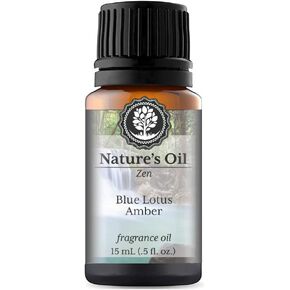 Blue Lotus Amber Fragrance Oil (15ml) for Diffusers, Soap Making, Candles, Lotion, Home Scents, Linen Spray, Bath Bombs, Slime