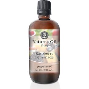 Raspberry Lemonade Fragrance Oil (60ml) for Diffusers, Soap Making, Candles, Lotion, Home Scents, Linen Spray, Bath Bombs, Slime
