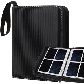 Trading Card Binder 4 Pocket, 400 Pockets Card Holder with 50 Removable Sleeves for Game Cards,Premium Card Book, Game Cards & Sports Cards.