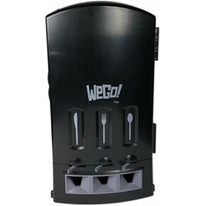 WeGo Dispenser, Forks/Knives/Spoons, 13.39 x 15.75 x 23.62, Black