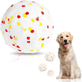 Interactive Dog Toys Ball, Automatic Moving, Bouncing Chew Toys, E-TPU Material, Suitable for Large and Medium-Sized Dogs, Used for Boredom Relief and Daily Training, USB Rechargeable (Orange)