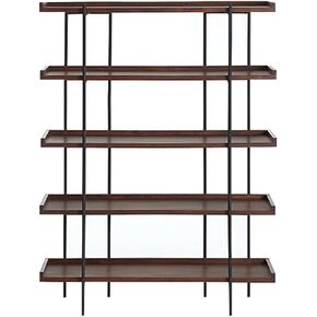 Bookcase Shelf Indoor Bookshelf Living Room Storage Rack Floor-Mounted Multi-Layer Display Rack Suitable for Living Room Study Office Bookshelf with Storage(120cm)