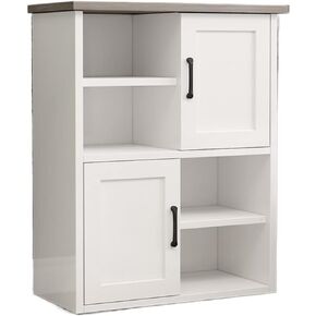 Bookcase Shelf Floor-to-Ceiling Bookcase Bookshelf with Cabinet Door Display Rack Suitable for Living Room Study Office Storage Cabinet Bookshelf with Storage