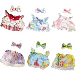 Doll Clothes for 17cm Doll, 6 Pack Outfits for 17cm Doll, Perfect for Play & Display, Doll Accessories for Collectors (No Dolls) (Set 5)