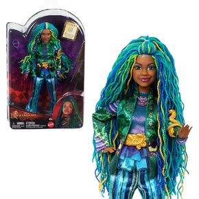 Mattel Disney Descendants: The Rise of Red Fashion Doll & Accessory Uliana, Younger Sister of Ursula with Movie-Inspired Clothes & Necklace