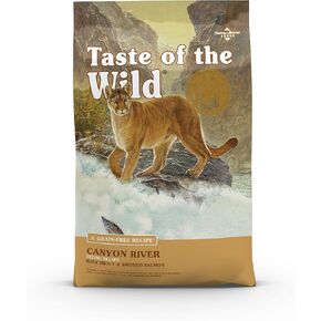 Taste Of The Wild Canyon River Grain-Free Dry Cat Food With Trout & Smoke-Flavored Salmon 14lb