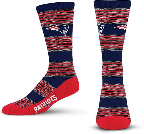 For Bare Feet NFL KANSAS CITY CHIEFS RMC Multi Stripe Crew Sock Team Color Large in Saudi Arabia