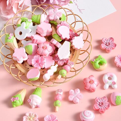 Cayway 22 PCS Food Food Mini Feathables Fairy Garden Accessories for Miniatures Food Kitchen Mini House Store ، Micro Landscaping Decoration in Saudi Arabia