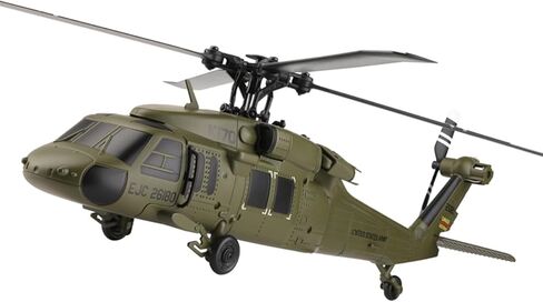 WL K170 Blackk Hawk UH-60L 170 ، مروحيات عسكرية RC للبالغين ، 2.4G 4CH Flybarless RC Helicopter مع خانق اليسار اليمنى واليسرى (إصدار RTF) in Saudi Arabia