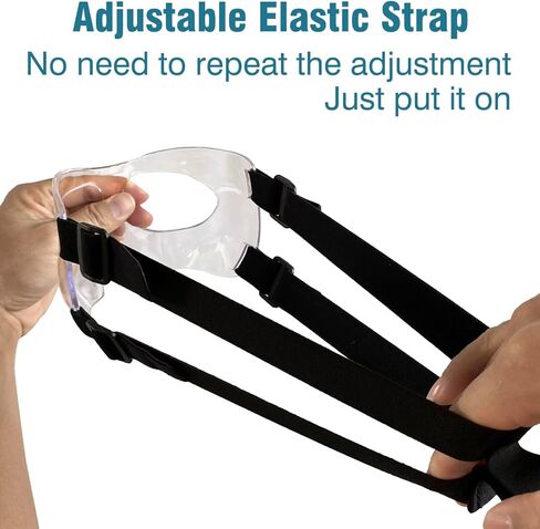 واقي الوجه من Leeuoe للرياضة، واقي الأنف يحمي عظمة الخد والجبهة، قناع درع الوجه قابل للتعديل مع بطانة لكرة السلة/كرة القدم/الكرة اللينة/الصندوق/تجميل الأنف in Kuwait