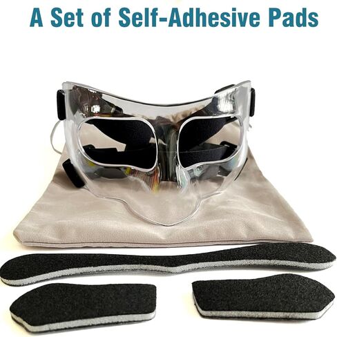 واقي الوجه من Leeuoe للرياضة، واقي الأنف يحمي عظمة الخد والجبهة، قناع درع الوجه قابل للتعديل مع بطانة لكرة السلة/كرة القدم/الكرة اللينة/الصندوق/تجميل الأنف in Kuwait