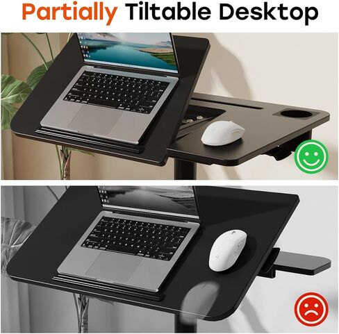 مكتب جوي للمنتقل المتنقل ، طاولة قابلة للتعديل ، طاولة قابلة للتعديل ، 60 درجة ، مكتب كمبيوتر محمول قابلة للإمالة ، مكتب محمول للجلوس مع حامل كأس العجلات لمدرسة أريكة السرير ، ويحمل ما يصل إلى 22 رطلاً ، أبيض in Kuwait