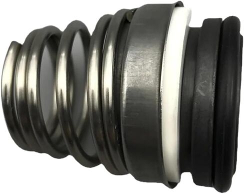 Mechanical Seal Sealing Ring,Water Pump Shaft Seal,Water Pump Mechanical Shaft Seal with Single Coil Spring, 155 Series SiC-SiC-FKM 10-45mm Mechanical Seal 1pc(32MM) in Kuwait