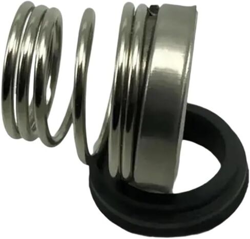 Mechanical Seal Sealing Ring,Water Pump Shaft Seal,Water Pump Mechanical Shaft Seal with Single Coil Spring, 155 Series SiC-SiC-FKM 10-45mm Mechanical Seal 1pc(32MM) in Kuwait