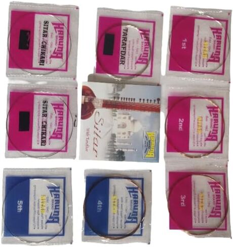 Sitar Strings Karuna Sitar Strings Without Tarafdar 7 string only in Kuwait