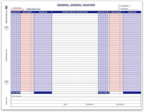 قسائم Journal General Journal (نموذج #ERA-7221) in Kuwait
