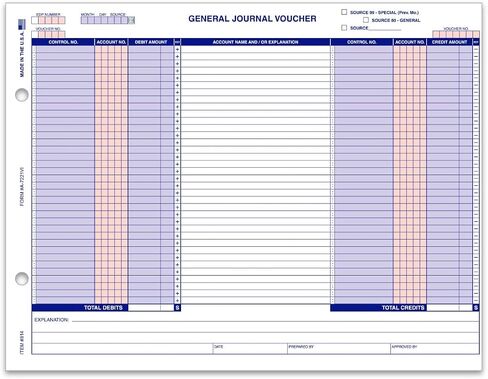 قسائم Journal General Journal (نموذج #ERA-7221) in Kuwait