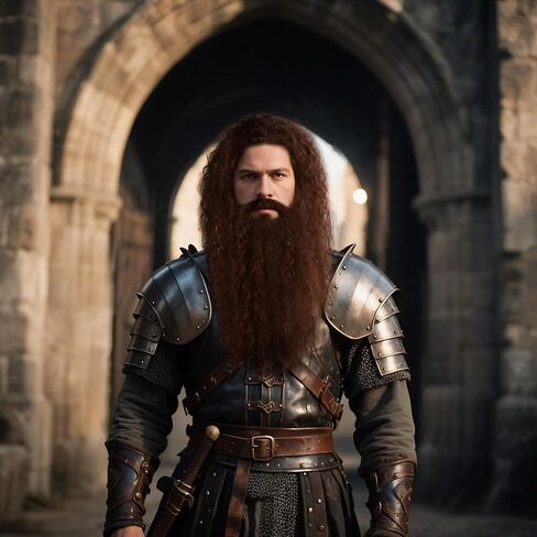 Realistic gray Wizard Beard and Wig - Halloween Funny Adult Wizard Beard and Wig Costume Accessories in Saudi Arabia