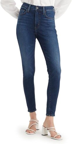 بنطلون جينز Levi's نسائي 720 عالي الارتفاع فائق النحافة (متوفر أيضًا بمقاس إضافي)، (جديد) Animal Kingdom، 26 شورت in Saudi Arabia