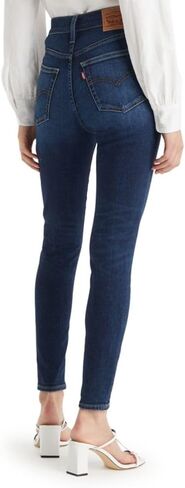 بنطلون جينز Levi's نسائي 720 عالي الارتفاع فائق النحافة (متوفر أيضًا بمقاس إضافي)، (جديد) Animal Kingdom، 26 شورت in Saudi Arabia
