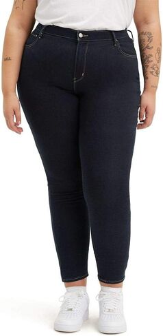 بنطلون جينز Levi's نسائي 720 عالي الارتفاع فائق النحافة (متوفر أيضًا بمقاس إضافي)، (جديد) Animal Kingdom، 26 شورت in Saudi Arabia