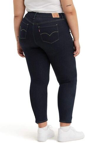 بنطلون جينز Levi's نسائي 720 عالي الارتفاع فائق النحافة (متوفر أيضًا بمقاس إضافي)، (جديد) Animal Kingdom، 26 شورت in Saudi Arabia