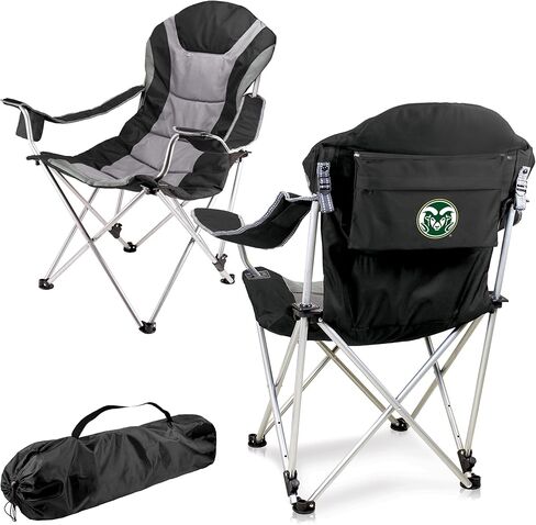 كرسي تخييم قابل للاستلقاء من PICNIC TIME NCAA، مقاس واحد، أزرق داكن مع لمسات رمادية in Kuwait