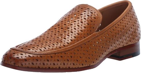 Stacy Adams Men's Winden Perfed Slip On Loafer, White, 12 in Kuwait