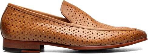 Stacy Adams Men's Winden Perfed Slip On Loafer, White, 12 in Kuwait