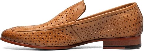 Stacy Adams Men's Winden Perfed Slip On Loafer, White, 12 in Kuwait