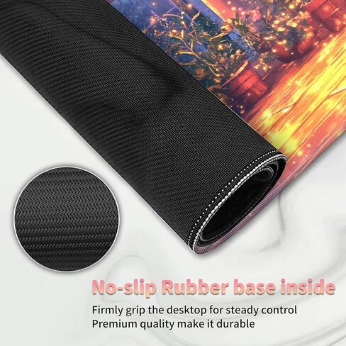 Playmat for MTG, Card Game Mat Non-Slip Rubber Base and Stitched, 24 x 14 inch TCG Play Mat for MTG and Other Card Games (NO Zones), Cute Frog in Saudi Arabia