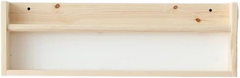 Bookcase Shelf Wall Shelf Wall Bedroom Wall-Mounted Wood Minimalist Style Student Bookshelf for Photo Frame Books Bonsai Magazine Storage Bookshelf with Storage in Saudi Arabia