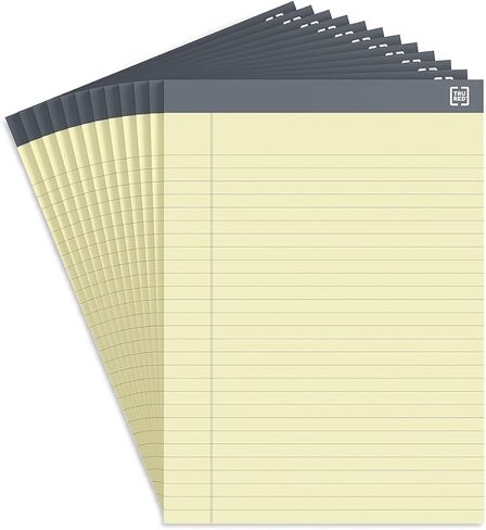 Staples Tru Red TR58194 Notepads ، 8.5 بوصة × 11.75 بوصة ، واسعة ، العاج ، 50 ورقة/وسادة in Kuwait