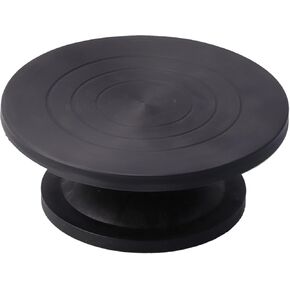 Pilipane Professional Sculpting Wheel Clay Making Pottery Cake Decorating Turntable Craft Wheel for Ceramic Artists and Cake Designers Plastic Material 12cm Height (plastic 2)