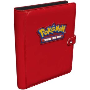 Ultra PRO - Premium Red Snap Binder for Pokémon, Sleek Premium Secure Protective Card Holder Display Binder for Pokémon Collectors Stylish Storage Solution