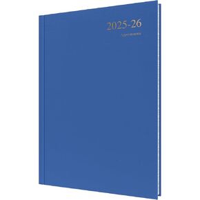 'Essentials' 12 Month Mid/Academic Year Planner, July 2025-July 2026 - ESSA41M.50-2526 - Day-to-Page Appointments Diary, A4 Hard Cover, Pink in Kuwait