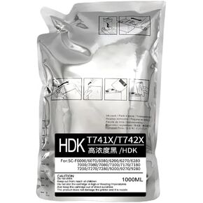 Dye Sublimation Ink Pack with Chip Compatible with F6000 F7000 F6070 F6080 F6280 F7070 F6200 F7200 F6270 Models T741X T7411 T7412 T7413 T7414(Magenta)
