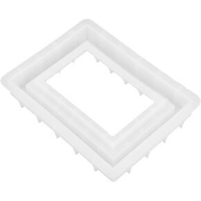 Angoily Photo Frame Mold for Crafts Flexible Epoxy Casting Mold Shape for Handmade Home Decor Making for