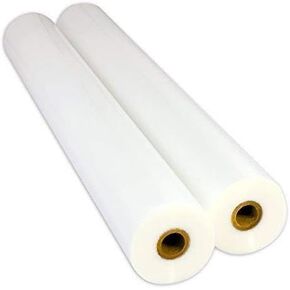 25" Clear 5 Mil Thermal Roll Lamination Film (Quantity 2) w/ 1" Core from ABC Office