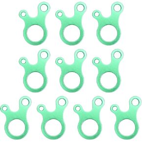 10Pcs Camping Cord Tensioners 3 Hole Guyline Cord Adjuster Quick Fast Knot Rope Buckle Resistance Regulator Buckle