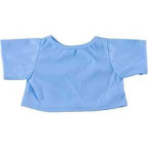 Light Blue T-Shirt Outfit Teddy Bear Clothes Fits Most 14"-18" Build-a-Bear and Make Your Own Stuffed Animals