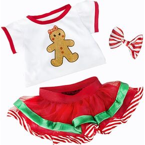 Christmas Gingerbread Outfit Teddy Clothes to fit 15-16 inches (40cm) Build a Bear by Teddy Mountain