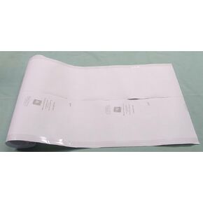 20 Yard Roll of 10" Brodart Fold-On Book Jacket Covers - Center-Loading, Clear Mylar, Adjustable…