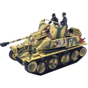 ZEZEFUFU 1:72 Scale WWII German Sd. Kfz. 139 Marder III Tank Model Science Exhibition Model