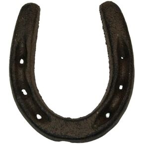 Cast Iron Color Horse Shoe Set of 6