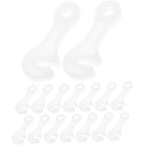 TOYANDONA 20pcs Glow Dark Guyline Tensioners for Tents Lightweight Plastic Adjusters for Camping Hiking Outdoor Use Enhanced Wind Stability and Quick Adjustments