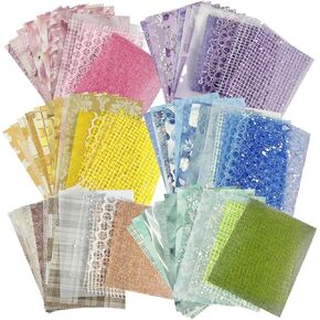 168 Sheets Scrapbook Paper and Embossed Textured Paper Assorted Set,Mixed Media Collage for Scrapbooking, Junk Journals, Card Making and Decoupage,3.5x5 Inch
