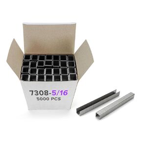IDL Packaging Heavy Duty Staples for Plier HSP-12 - 7/16" x 5/16" x 0.04" (1 Box, 5000 Pcs) - Non-Rusting, Durable Stainless Steel Staples