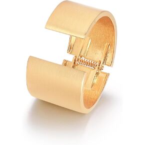 Harry and Henry Gold Bangle Bracelet for Women Indian Bangle Bracelet Wide Grooved Cuff Bracelets Arm Wrist Cuff Wrap Bracelet Chunky Bracelet Jewelry Gifts for Girls in Kuwait