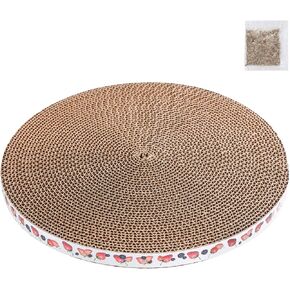 قطر القطط الدائري قطره 10 بوصة قطره 3/5 بوصة سماكة خدش استبدال الورق المقوى خدش الخدش لوحة الخدش الخدش للقطط الداخلية (1 جهاز كمبيوتر) in Kuwait